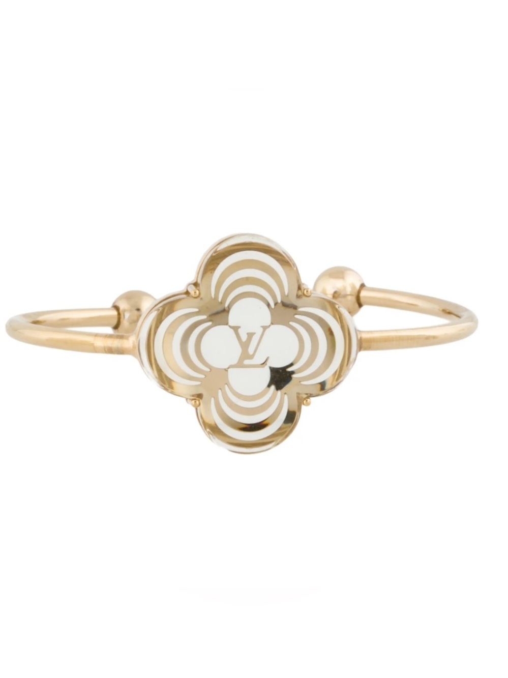 Louis Vuitton Gold Resin A La Folie Bracelet W/COA
